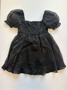thirty thirty black dress Black MINI PLEATED DRESS BLACK-OFF White / S